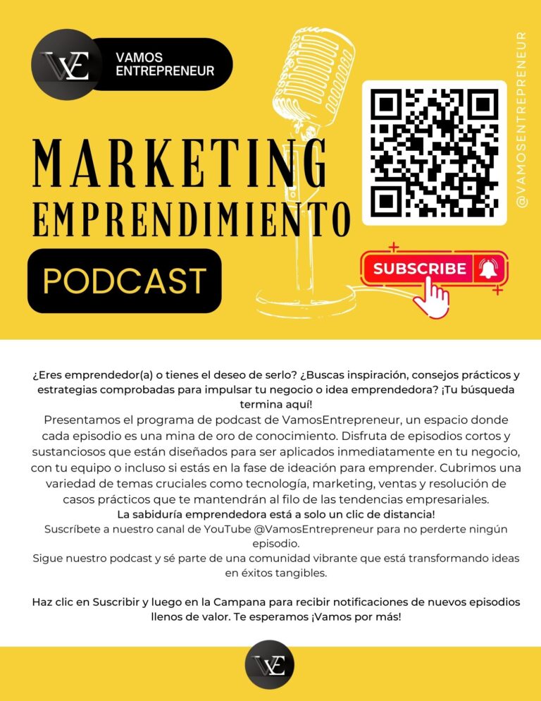 Vamos Entrepreneur Podcast Invitación