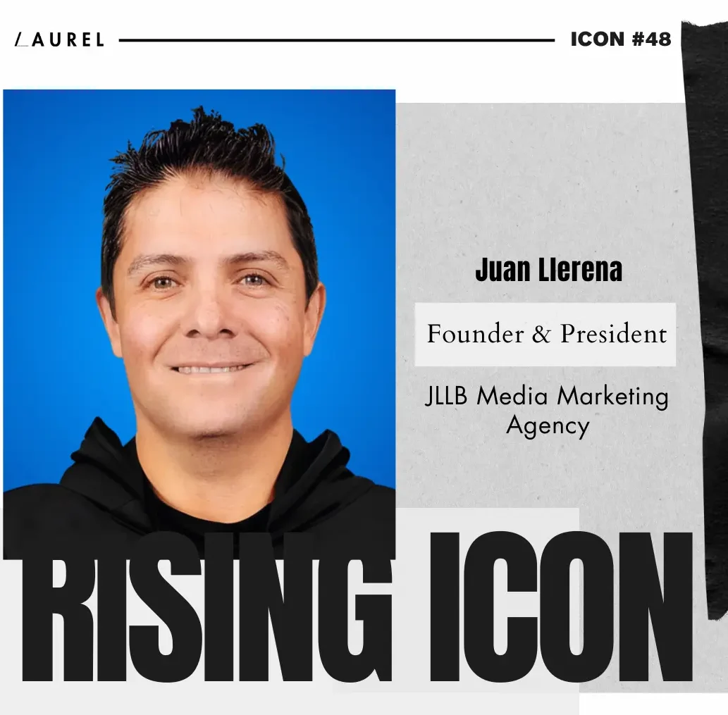 Juan Llerena is featured by Laurel as a Rising ICON - July 2024