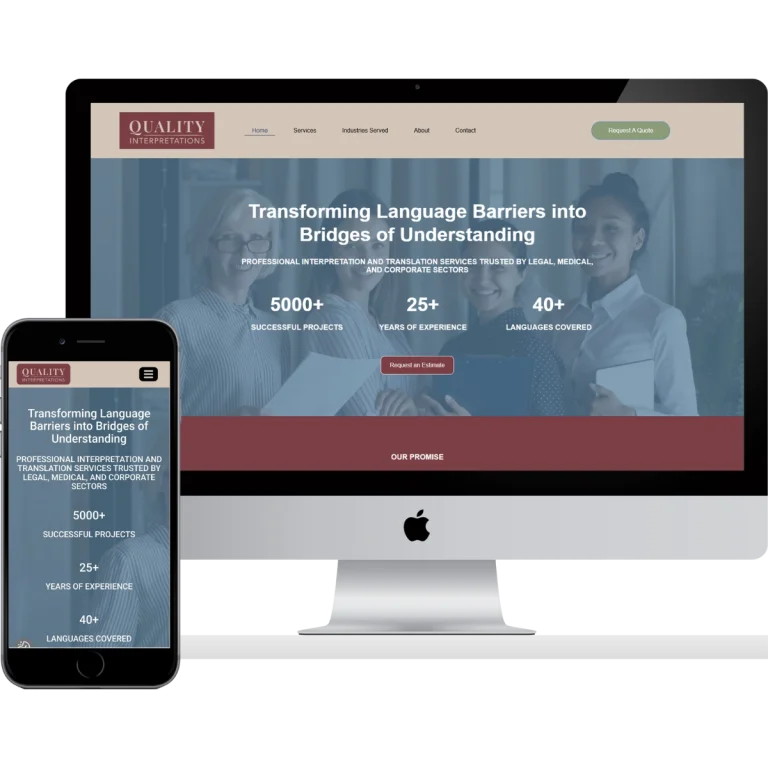 Quality Interpretations-dektop-mobile-portfolio-jllbmedia