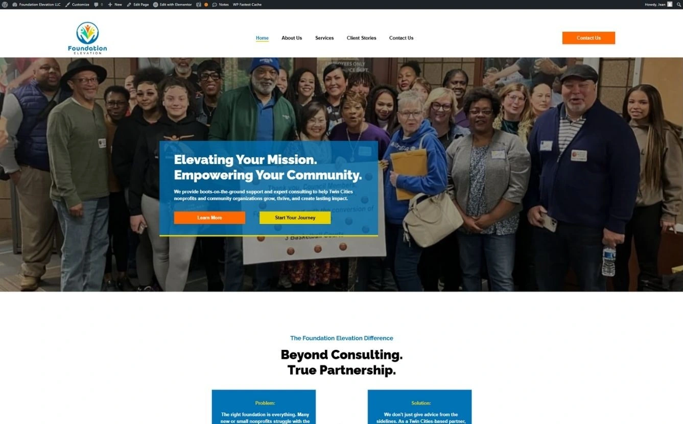 dektop-ortfolio-jllbmedia-foundation elevation llc