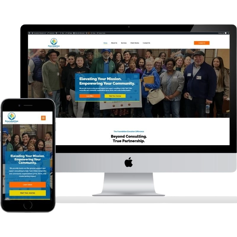 Foundation Elevation LLC Website - destop-mobile - transparent capture